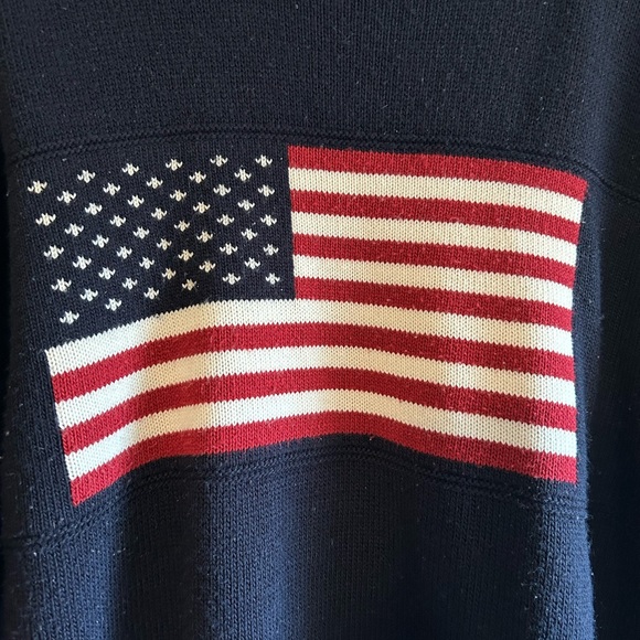 Unisex David Taylor American Flag sweater size large - Picture 2 of 6